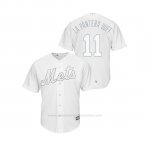Camiseta Beisbol Hombre New York Mets Adeiny Hechavarria 2019 Players Weekend Replica Blanco
