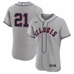 Camiseta Beisbol Hombre St. Louis Cardinals Lars Nootbaar 2024 Rickwood Classic Autentico Gris