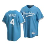 Camiseta Beisbol Hombre Brooklyn Los Angeles Dodgers Light Blue Duke Snider Cooperstown Collection Alterno Azul