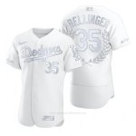 Camiseta Beisbol Hombre Los Angeles Dodgers Cody Bellinger Awards Collection NL MVP Blanco