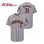 Camiseta Beisbol Hombre Houston Astros Collin Mchugh 150th Aniversario Patch Flex Base Gris