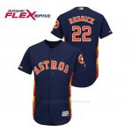 Camiseta Beisbol Hombre Houston Astros Josh Reddick 150th Aniversario Patch Flex Base Azul