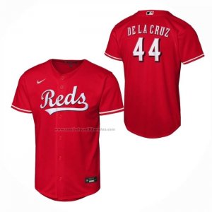 Camiseta Beisbol Nino Cincinnati Reds Elly De La Cruz Alterno Replica Rojo