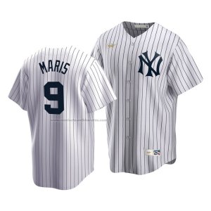 Camiseta Beisbol Hombre New York Yankees Roger Maris Cooperstown Collection Primera Blanco