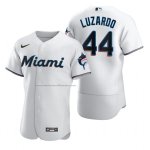 Camiseta Beisbol Hombre Miami Marlins Jesus Luzardo Autentico Primera Blanco