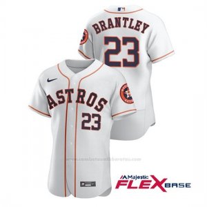 Camiseta Beisbol Hombre Houston Astros Michael Brantley Autentico Nike Blanco
