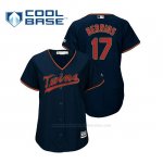 Camiseta Beisbol Mujer Minnesota Twins Jose Berrios Cool Base Majestic Alternato Azul