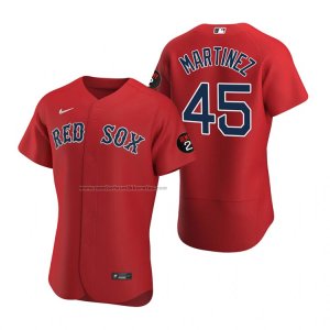 Camiseta Beisbol Hombre Boston Red Sox Pedro Martinez Autentico Rojo