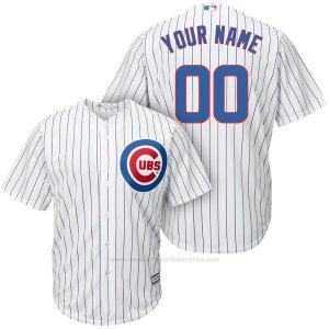 Camiseta Chicago Cubs Personalizada Blanco