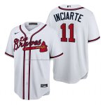 Camiseta Beisbol Hombre Atlanta Braves Ender Inciarte Hispanic Heritage Blanco