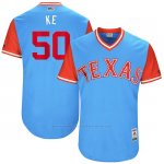 Camiseta Beisbol Hombre Texas Rangers 2017 Little League World Series Keone Kela Azul