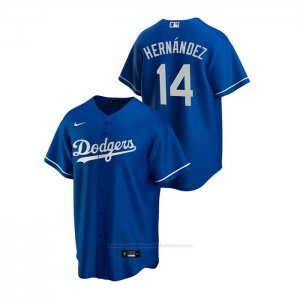 Camiseta Beisbol Hombre Los Angeles Dodgers Enrique Hernandez Replica Alterno Azul