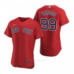 Camiseta Beisbol Hombre Boston Red Sox Alex Verdugo Autentico Alterno 2020 Rojo