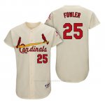 Camiseta Beisbol Hombre St. Louis Cardinals Dexter Fowler Crema 1967 Turn Back The Clock Autentico