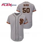 Camiseta Beisbol Hombre San Francisco Giants Ty Blach 150th Aniversario Patch Autentico Flex Base Gris