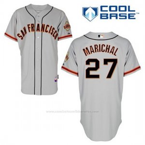 Camiseta Beisbol Hombre San Francisco Giants Juan Marichal 27 Gris Cool Base