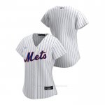 Camiseta Beisbol Mujer New York Mets Replica 2020 Primera Blanco