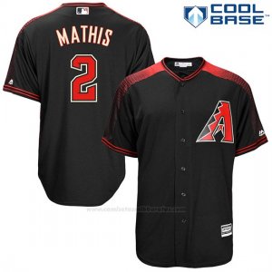 Camiseta Beisbol Hombre Arizona Diamondbacks 2 Jeff Mathis Negro Cool Base