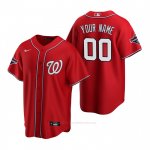 Camiseta Beisbol Hombre Washington Nationals Personalizada Replica Rojo