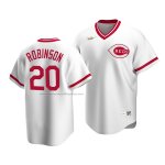 Camiseta Beisbol Hombre Cincinnati Reds Frank Robinson Cooperstown Collection Primera Blanco