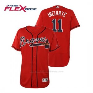 Camiseta Beisbol Hombre Atlanta Braves Ender Inciarte Flex Base Autentico Collezione Alternato 2019 Rojo