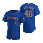 Camiseta Beisbol Hombre New York Mets David Peterson Autentico Azul