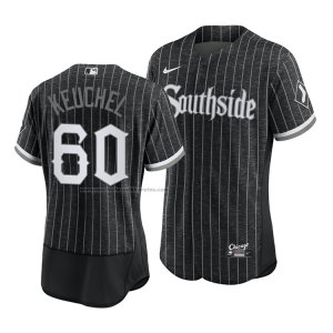 Camiseta Beisbol Hombre Chicago White Sox Dallas Keuchel 2021 City Connect Autentico Negro