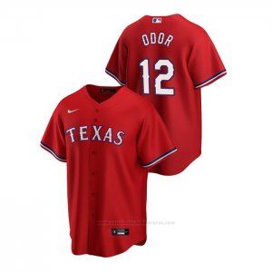 Camiseta Beisbol Hombre Texas Rangers Rougned Odor 2020 Replica Alterno Rojo