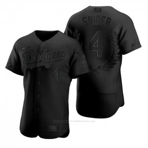 Camiseta Beisbol Hombre Los Angeles Dodgers Duke Snider Awards Collection Retirement Negro