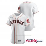 Camiseta Beisbol Hombre Houston Astros Autentico Nike Blanco