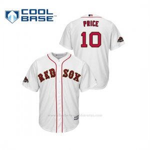 Camiseta Beisbol Hombre Boston Red Sox David Price 2019 Gold Program Cool Base Blanco