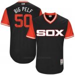 Camiseta Beisbol Hombre Chicago White Sox 2017 Little League World Series 50 Mike Pelfrey Negro