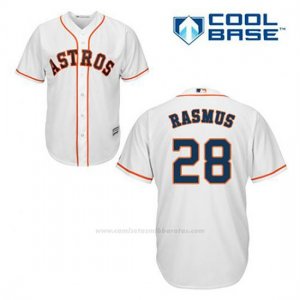 Camiseta Beisbol Hombre Houston Astros Jon Singleton 28 Blanco 1ª Cool Base