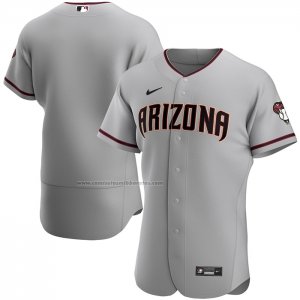 Camiseta Beisbol Hombre Arizona Diamondbacks Road Autentico Gris