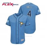 Camiseta Beisbol Hombre Tampa Bay Rays Blake Snell Flex Base Entrenamiento de Primavera 2019 Azul