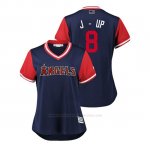 Camiseta Beisbol Mujer Los Angeles Angels Justin Upton 2018 Llws Players Weekend J Up Azul