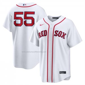 Camiseta Beisbol Hombre Boston Red Sox Ranger Suarez Primera Replica Blanco