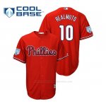 Camiseta Beisbol Hombre Philadelphia Phillies J.t. Realmuto Cool Base Entrenamiento de Primavera 2019 Rojo