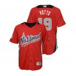 Camiseta Beisbol Nino All Star Game Joey Votto 2018 1ª Run Derby National League Rojo