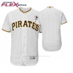 Camiseta Beisbol Hombre Pittsburgh Pirates Blanco 2018 Dia de la Madre Flex Base