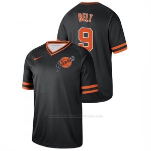 Camiseta Beisbol Hombre San Francisco Giants Brandon Belt Cooperstown Collection Legend Negro