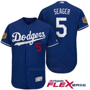 Camiseta Beisbol Hombre Los Angeles Dodgers Corey Seager 2017 Entrenamiento de Primavera Flex Base Jugador