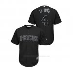 Camiseta Beisbol Hombre Arizona Diamondbacks Ketel Marte 2019 Players Weekend El Nino Replica Negro