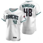 Camiseta Beisbol Hombre Arizona Diamondbacks J.b. Wendelken Autentico Alterno Blanco