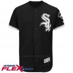 Camiseta Beisbol Hombre Chicago White Sox Blank Negro Flex Base Autentico Coleccion
