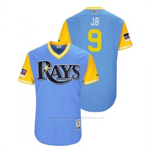 Camiseta Beisbol Hombre Rays Jake Bauers 2018 Llws Players Weekend Jb Light Toronto Blue Jays