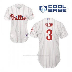 Camiseta Beisbol Hombre Philadelphia Phillies Chuck Klein 3 Blanco 1ª Cool Base