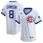 Camiseta Beisbol Hombre Chicago Cubs Andre Dawson Throwback Cooperstown Collection Limited Blanco