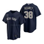 Camiseta Beisbol Hombre New York Yankees Andrew Heaney Replica Alterno Azul