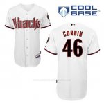 Camiseta Beisbol Hombre Arizona Diamondbacks 46 Patrick Corbin 1ª Blanco Cool Base